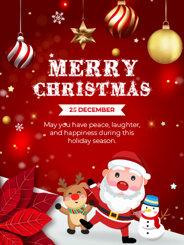 Peace, Laughter, & Happiness - Christmas