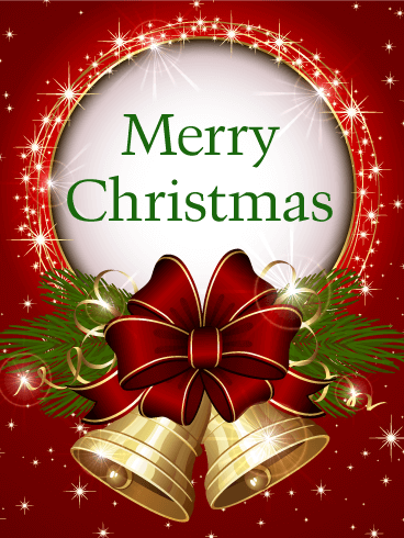 Shining Christmas Bell Card